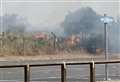 Hectare of sand dune grass destroyed by blaze