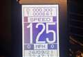 Speeding motorist clocked doing 125mph