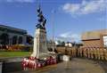 Hundreds fall silent to remember fallen soldiers