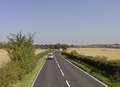 Man in hospital after car smashes into fallen tree