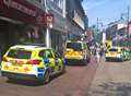 Man resuscitated in high street