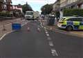 Bomb disposal teams cordon off street