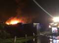 Fire crews tackle blaze at stud farm