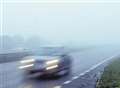 Warning for fog on Kent's roads