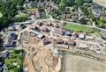 Drone images reveal progress on homes and nurses’ digs