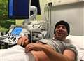 James Jordan tweets from hospital bed after cancelling tour