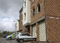 Man denies flat blaze murder