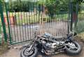 Anger after ‘stolen bike’ torched outside children’s play area