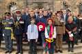 National anthem of Ukraine rings out from Edinburgh Castle to mark year of war