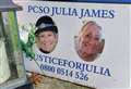 Julia James plaque mysteriously disappears