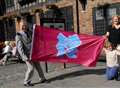 Town flies Olympic flag