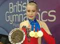 Gymnast Katie’s haul of medals