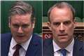 Starmer challenges Raab over coronavirus response at Labour leader’s first PMQs