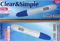 'Misleading' pregnancy test kits recalled