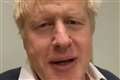 Boris Johnson says his work continues as he begins self-isolation