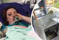 Girl’s seat speared by metal rod in horror bus crash