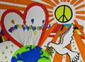 Give peace a chance, say young artists