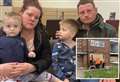 Family 'lucky to be alive' after flat blast