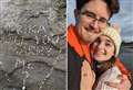 Romantic seashell proposal on popular beach where couple had second date