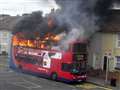 Teenagers charged over bus arson