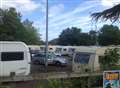 Gypsies move into town car park