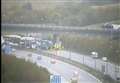 Dad walked in front of lorry on M20