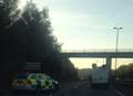 Police car causes tailbacks