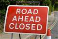 Road closed due to overturned lorry