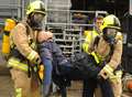 VIDEO: Fire crews attend 'deadly chemical spill' in dramatic training exercise