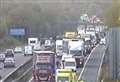 Multi-vehicle crash closes M2