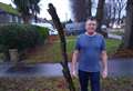 ‘Branch came down like a spear - it’s lucky it didn’t hit anyone’