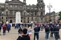 Hundreds turn out ‘to protect’ Glasgow war memorial