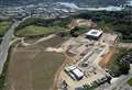 Drone images show secondary school for 1,150 pupils taking shape