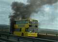 Bus fire