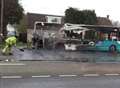 Bus explodes in West Kingsdown