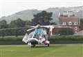 Air ambulance called after patient collapses 