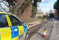 Power fully restored after car crashes into telegraph pole