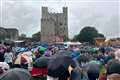 Rochester Castle hosts festivities for coronation crowd