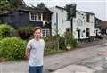 Residents rally to rebuild historic village pub struck by lightning