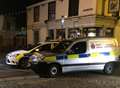 Man bailed after double stabbing in town centre