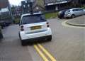 Parking patrol snapped on double yellow lines