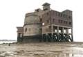 Four men stranded in historic gun tower