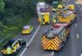 Traffic at a standstill on motorway