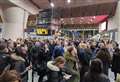 Travel chaos after fire near Ashford International station 