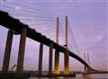 Two heavy goods vehicles and car collide on Dartford Crossing