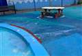 Paint and glass dumped in children’s pool by vandals