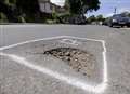 Cash to fix problem potholes