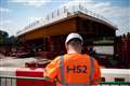 2,750-ton road bridge inching into place for HS2 works