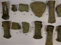 Bronze age weapons go on display