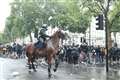 Woman hit by police horse at London protest ‘shocked’ by force’s response